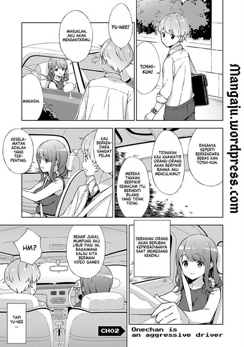 Baca Manga Onee-chan wa Game o Suruto Hito ga Kawaru Onee-chan Chapter 02 Gambar 2