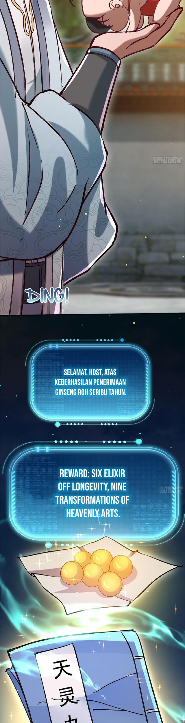 When The System Opens After The Age Of 100, All Grandchildren Kneel Upon The Mountains! Chapter 09 Gambar 8