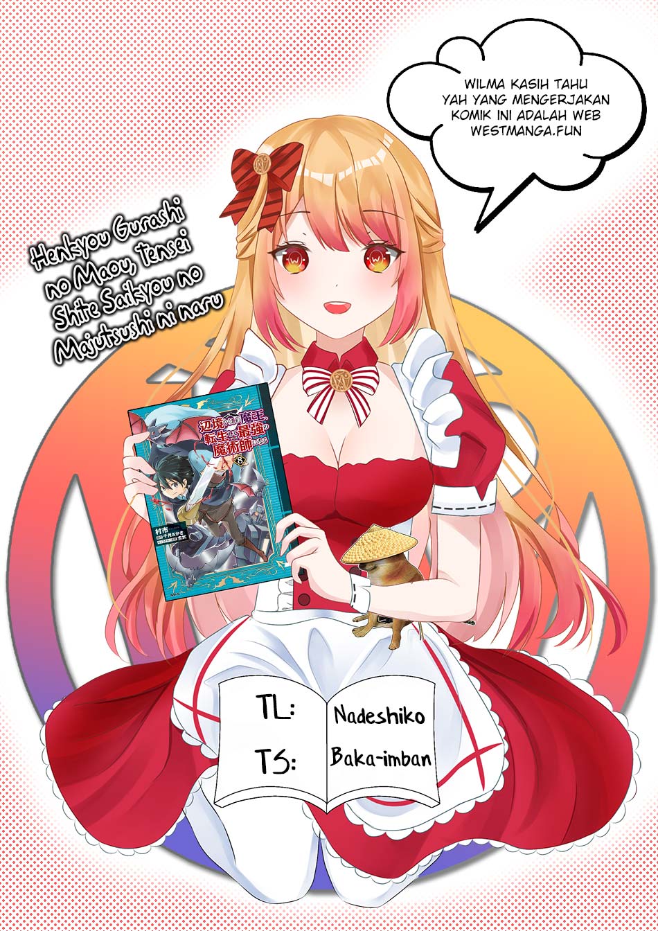 Henkyou Gurashi no Maou, Tensei shite Saikyou no Majutsushi ni naru 〜Aisarenagara Nariagaru Moto Maō wa, Ningen o Shiritai〜 Chapter 40 Gambar 3