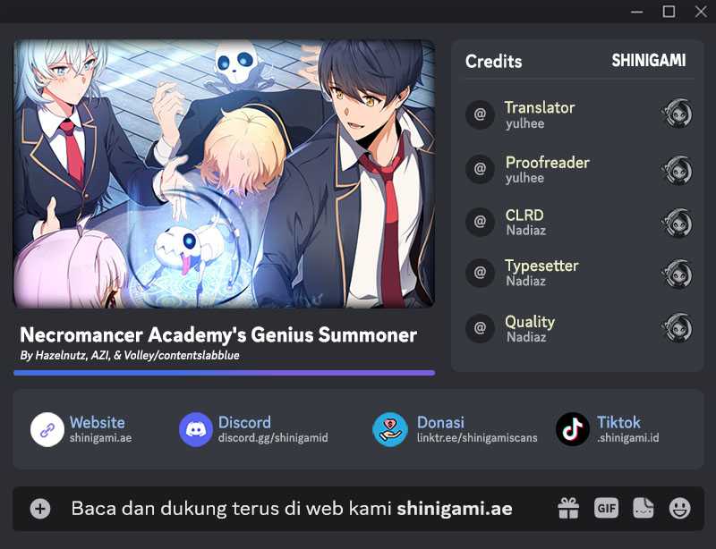 Komik Necromancer Academy’s Genius Summoner Chapter 125 gambar nomor 1