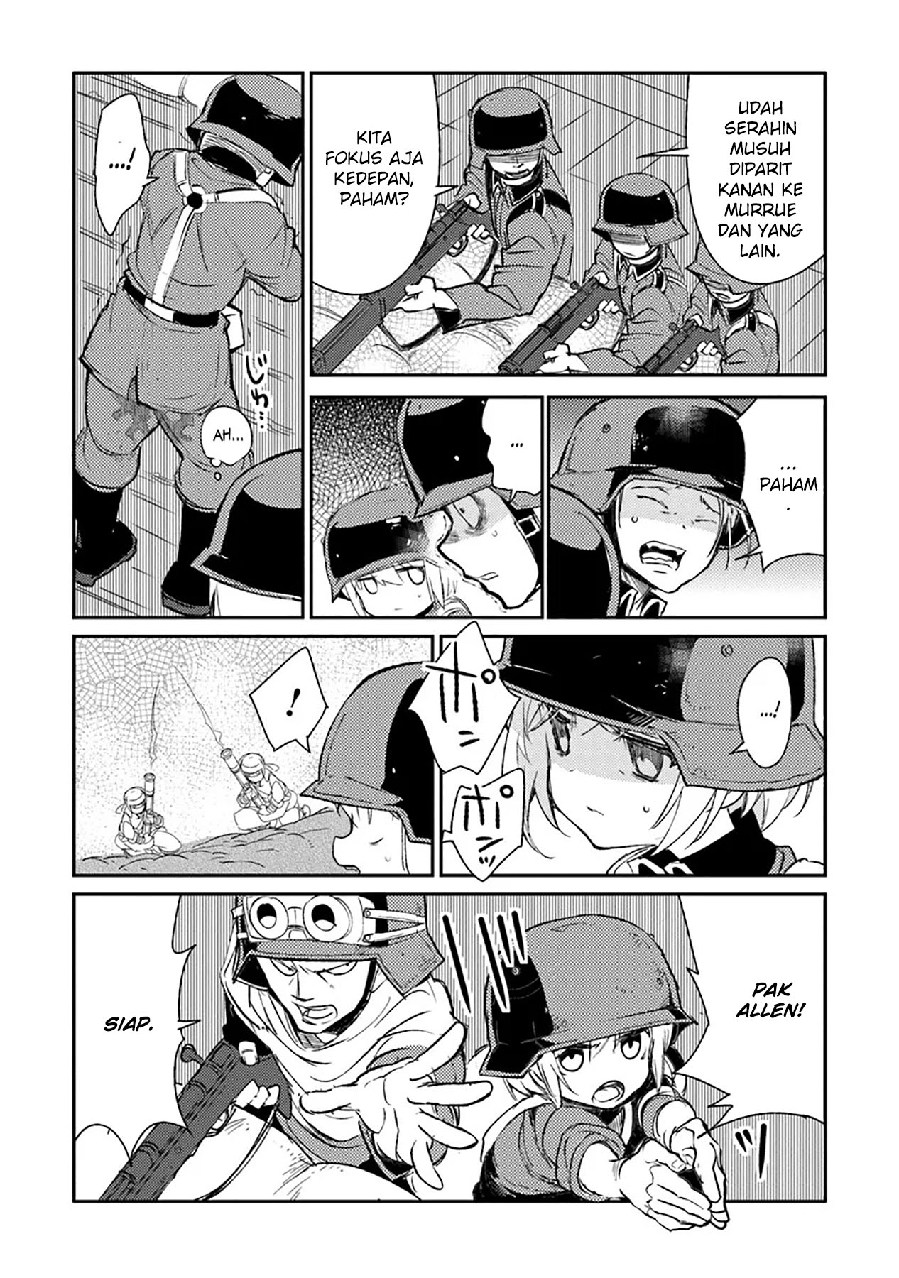 TS Eiseihei-san no Senjou Nikki Chapter 09 Gambar 33