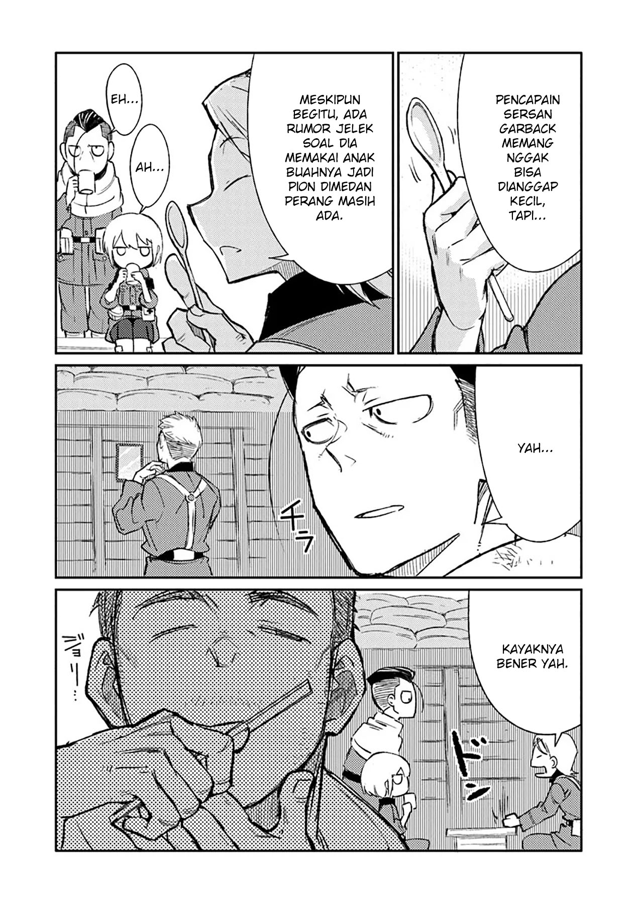 TS Eiseihei-san no Senjou Nikki Chapter 09 Gambar 5
