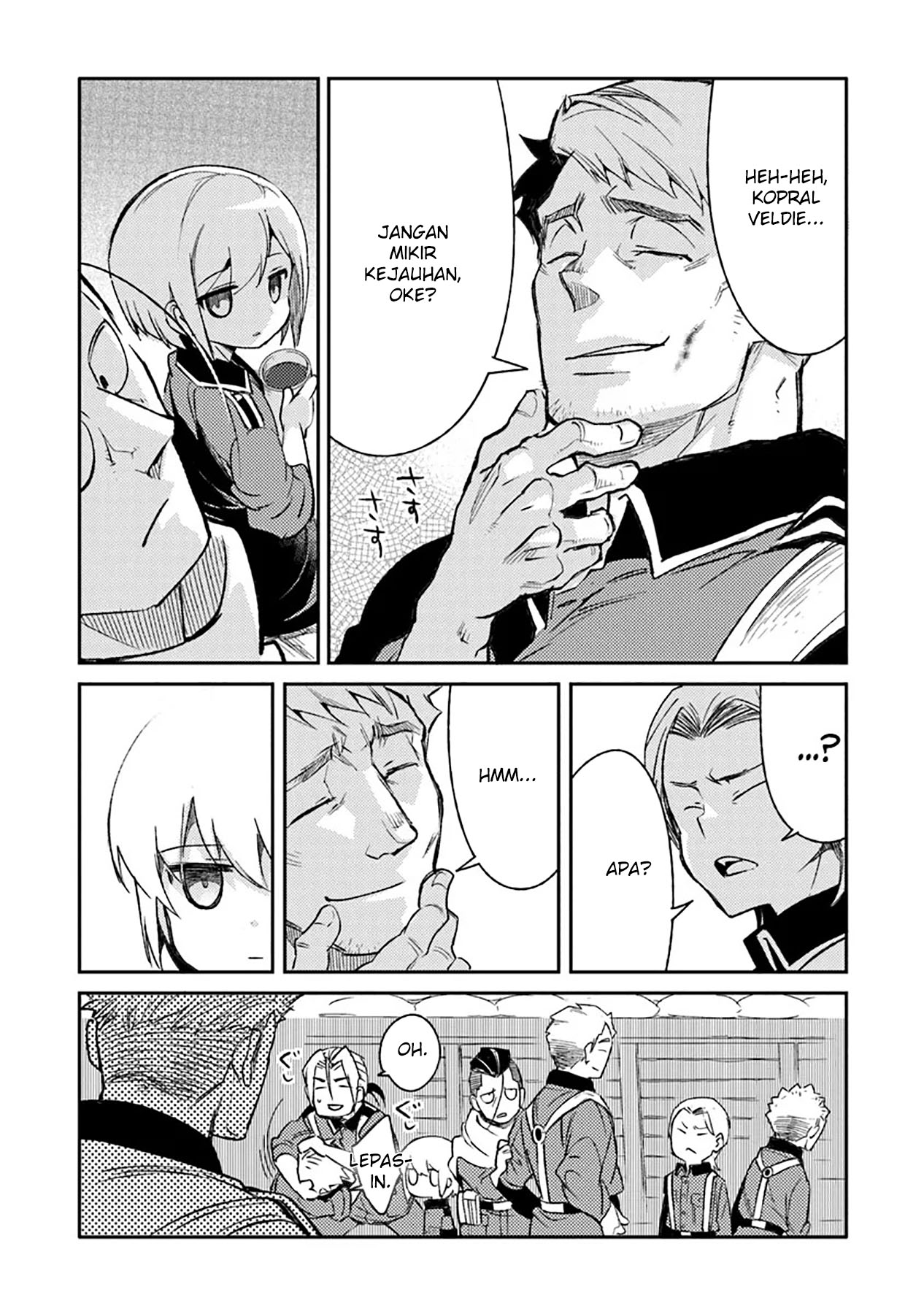 TS Eiseihei-san no Senjou Nikki Chapter 09 Gambar 8