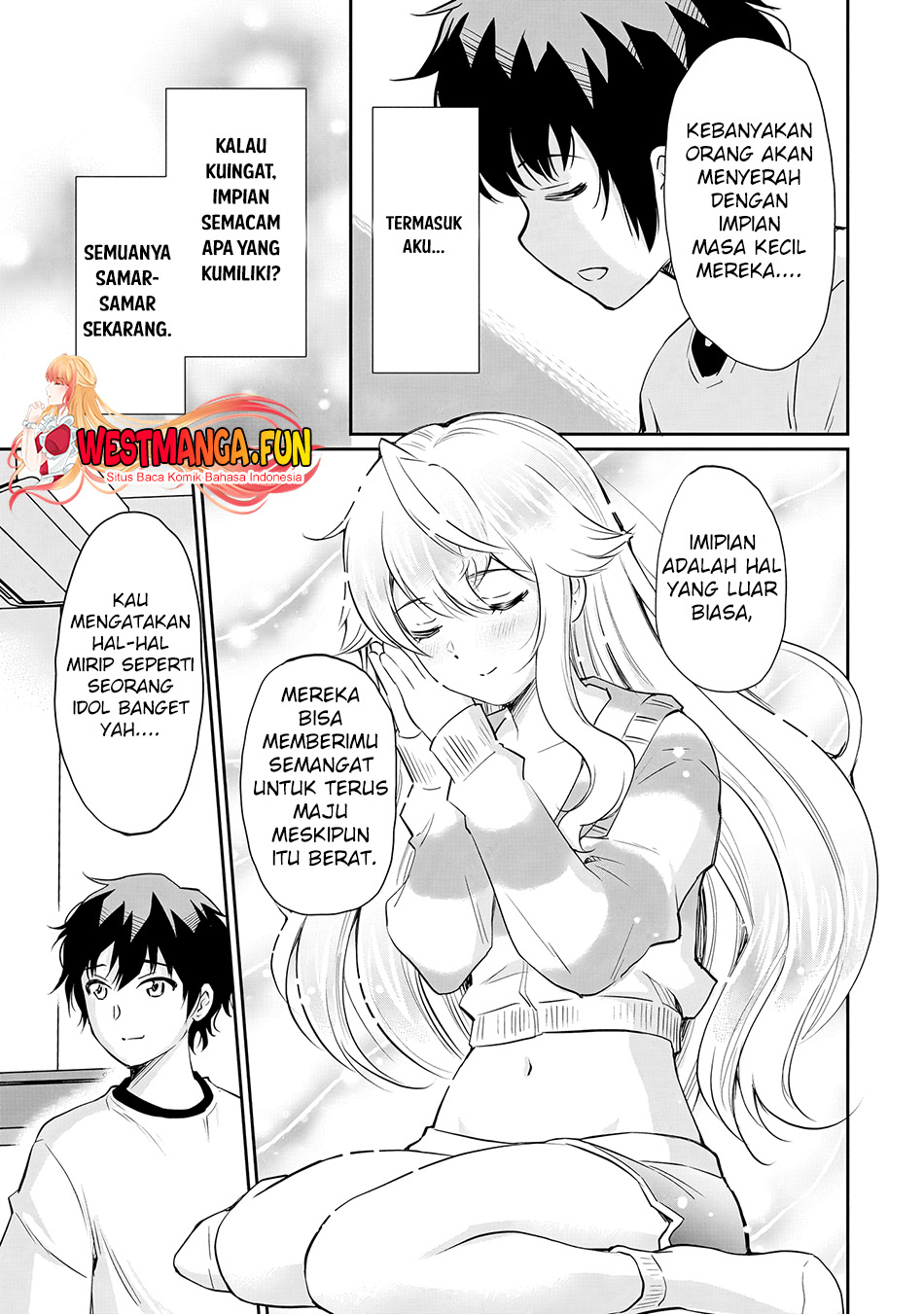 Isshou Hatarakitakunai Ore ga Classmate no Daininki Idol ni Natsukaretara Chapter 13 Gambar 15