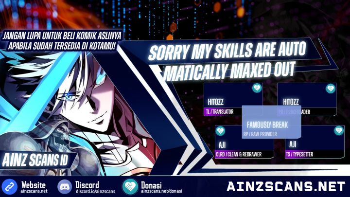 Baca Komik I’m Sorry, My Skills Max Out by Themselves Chapter 18 Gambar 1