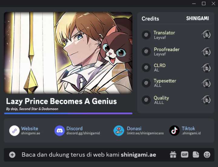 Baca Komik Lazy Prince Becomes a Genius Chapter 112 Gambar 1