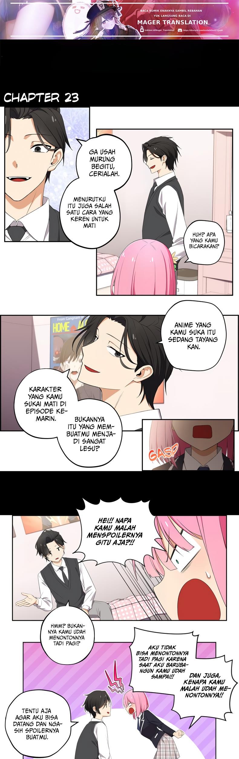 Baca Manhwa We Are Not Dating!! Chapter 23 Gambar 2