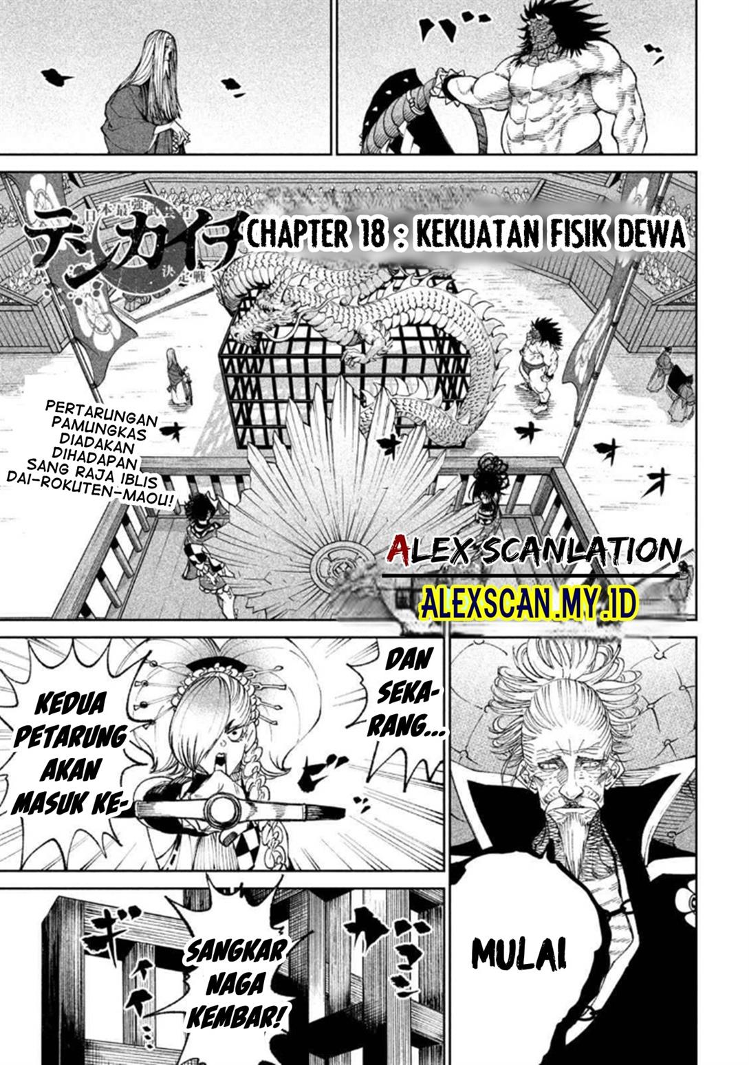 Baca Manga Tenkaichi – Nihon Saikyou Bugeisha Ketteisen Chapter 18 Gambar 2