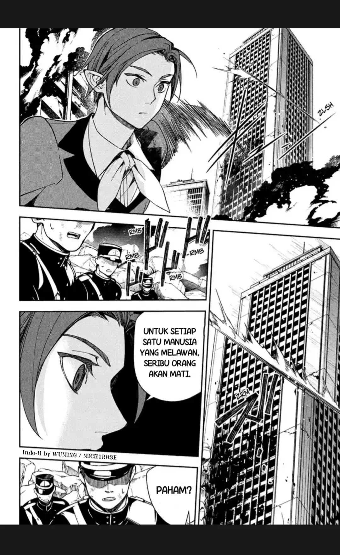 Owari no Seraph Chapter 121 Gambar 28