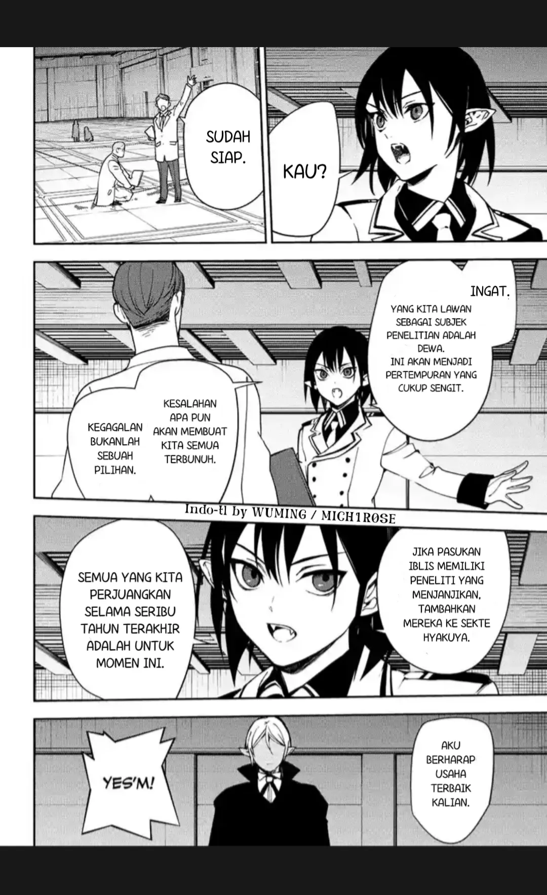 Owari no Seraph Chapter 121 Gambar 34