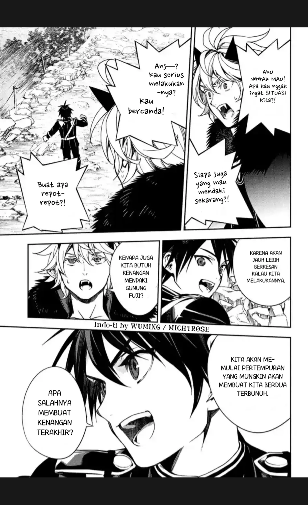 Owari no Seraph Chapter 121 Gambar 7