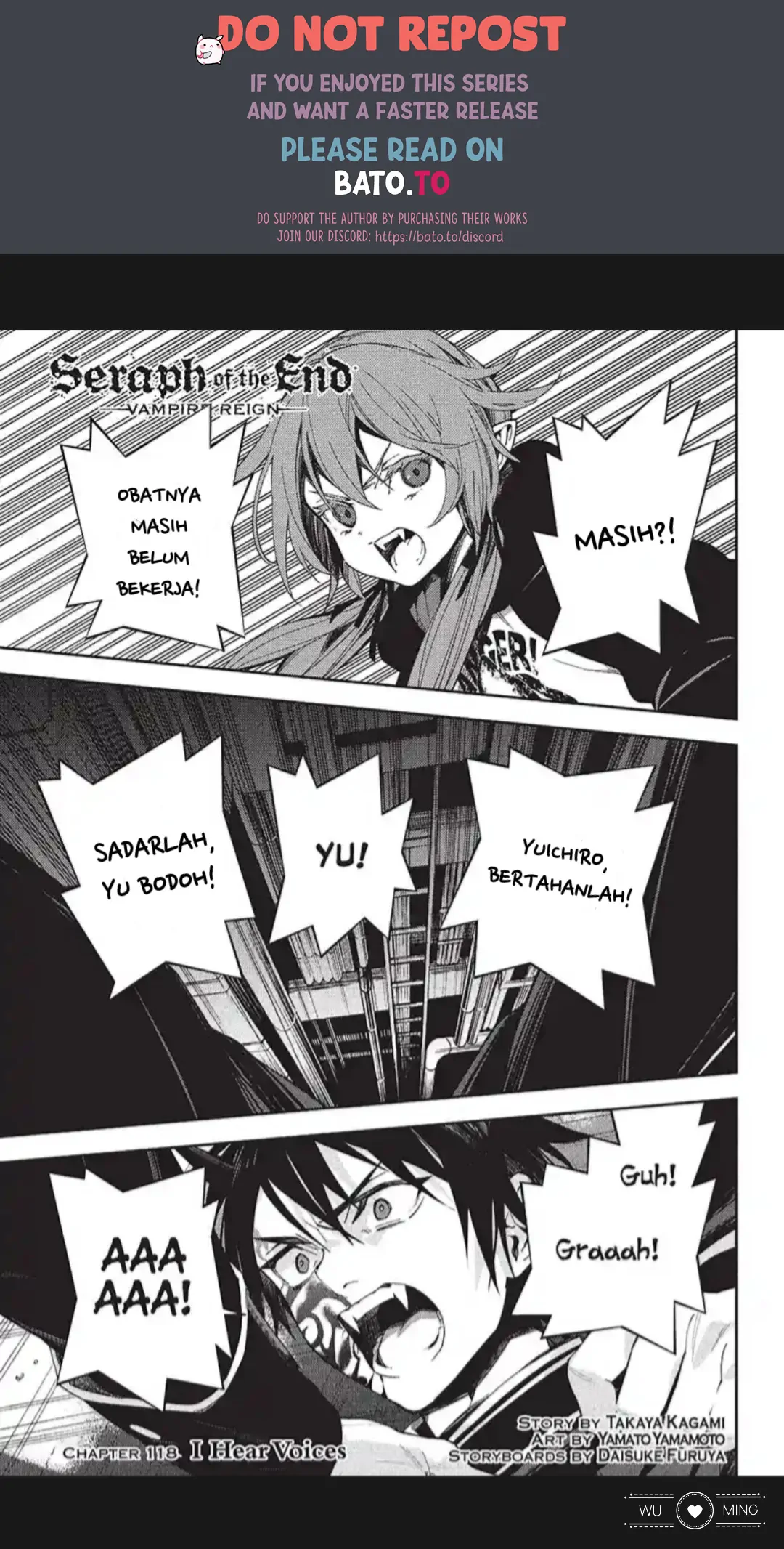 Komik Owari no Seraph - Chapter Chapter 118 - Halaman 1