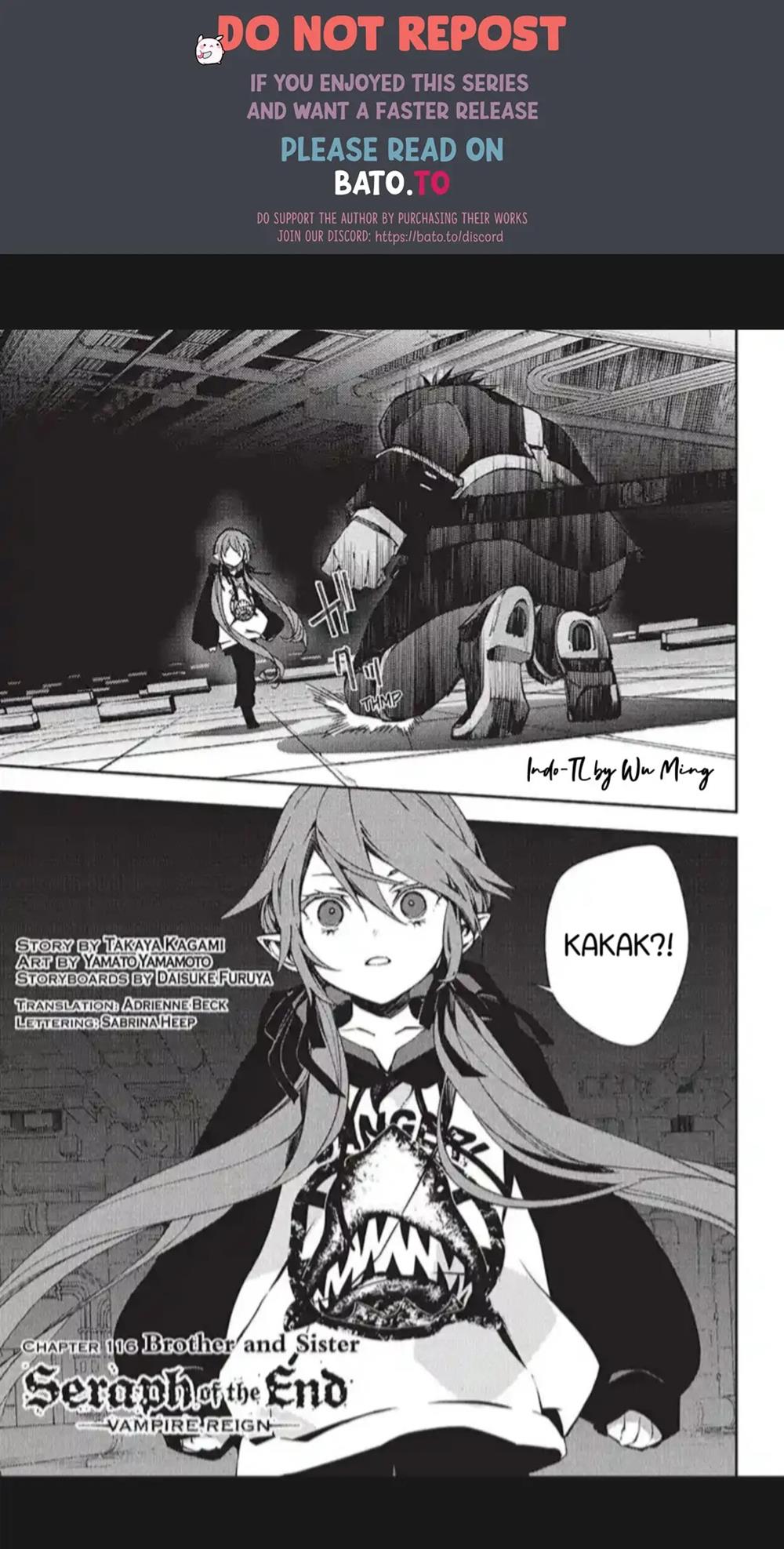 Baca Komik Owari no Seraph Chapter 116 Gambar 1