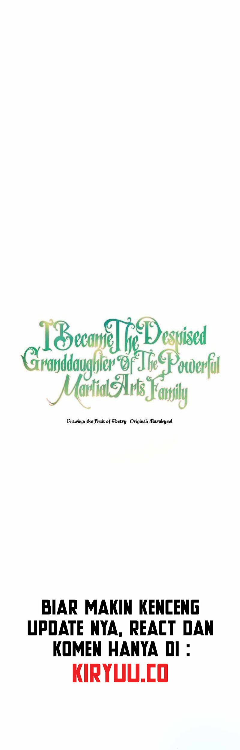 I Became the Despised Granddaughter of the Murim Family Chapter 63 Gambar 13