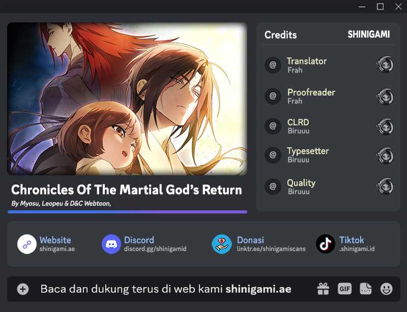Baca Komik Chronicles Of The Martial God’s Chapter 95 Gambar 1