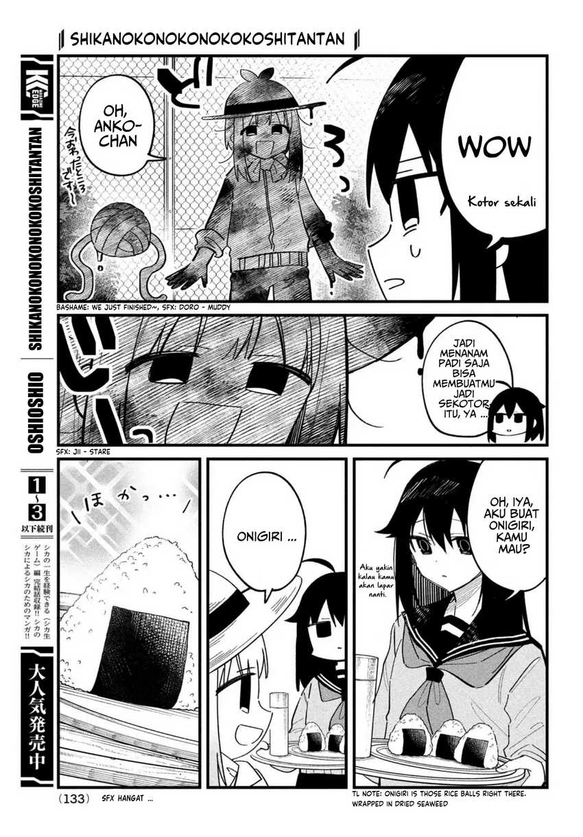Shikanoko Nokonoko Koshitantan Chapter 28 Gambar 14