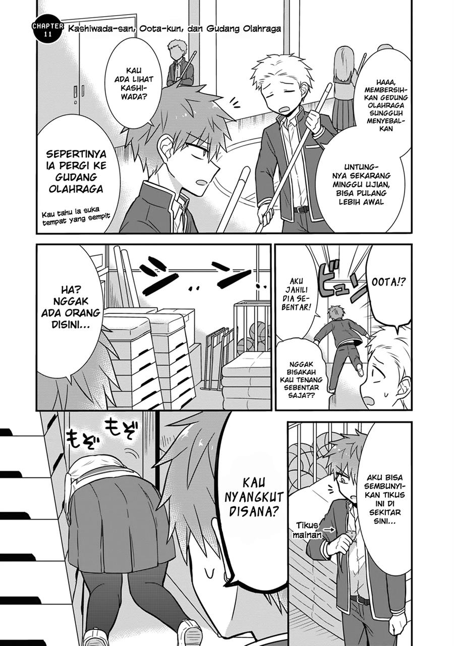 Baca Komik Kao ni denai Kashiwada-san to Kao ni deru Ota-kun Chapter 11 Gambar 1