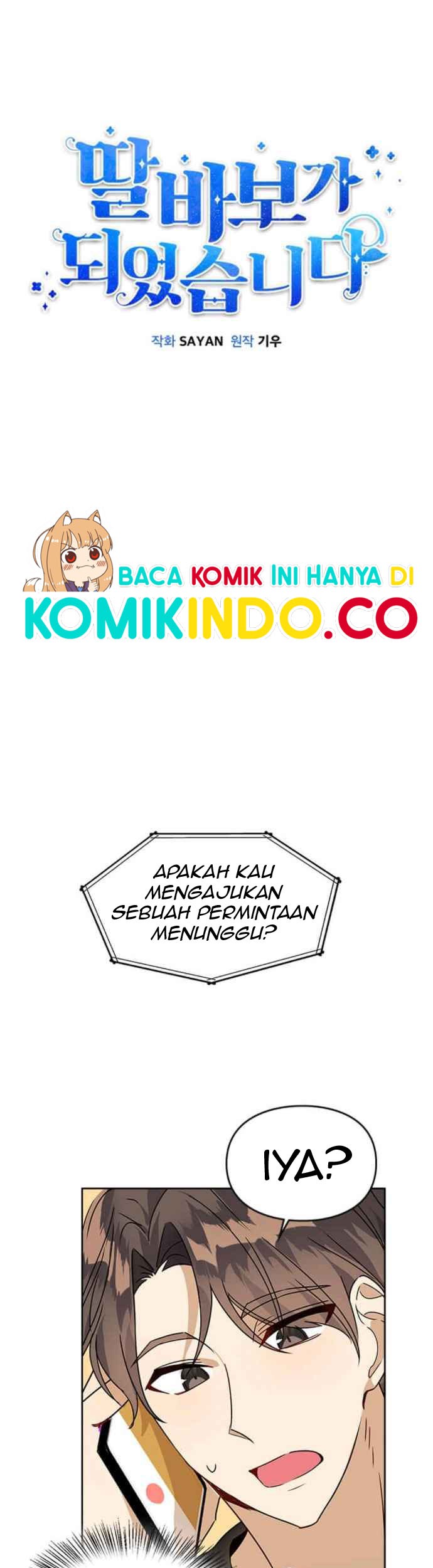 Manhwa I Become a Fool When It Comes to My Daughter Chapter 06 gambar nomor 2