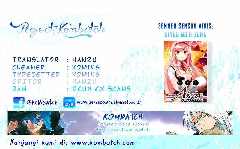 Baca Komik Sennen Sensou Aigis Eiyuu no Kizuna Chapter 09 Gambar 1