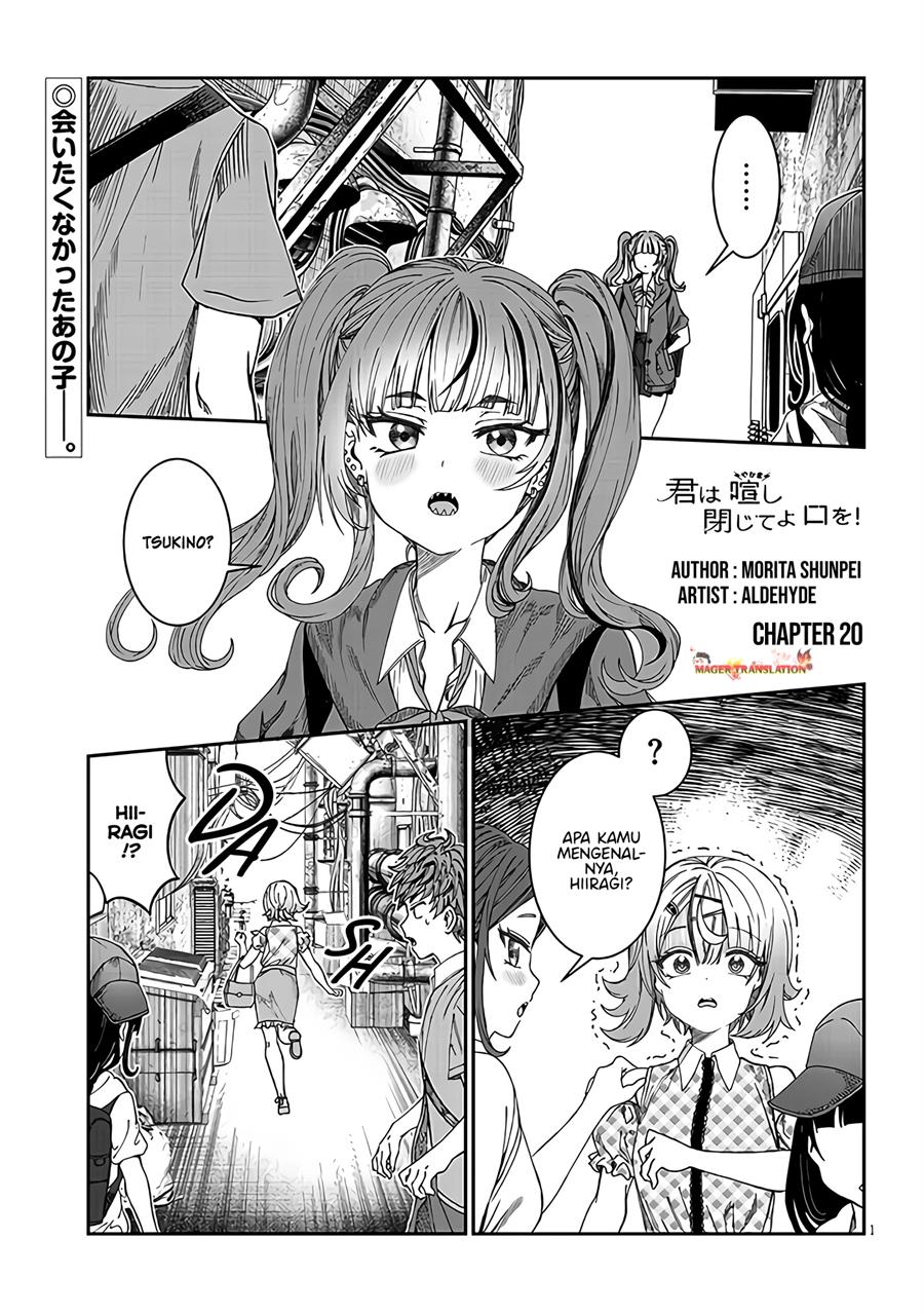 Baca Manga Kimi wa Yakamashi Tojite yo Kuchi wo! Chapter 20 Gambar 2