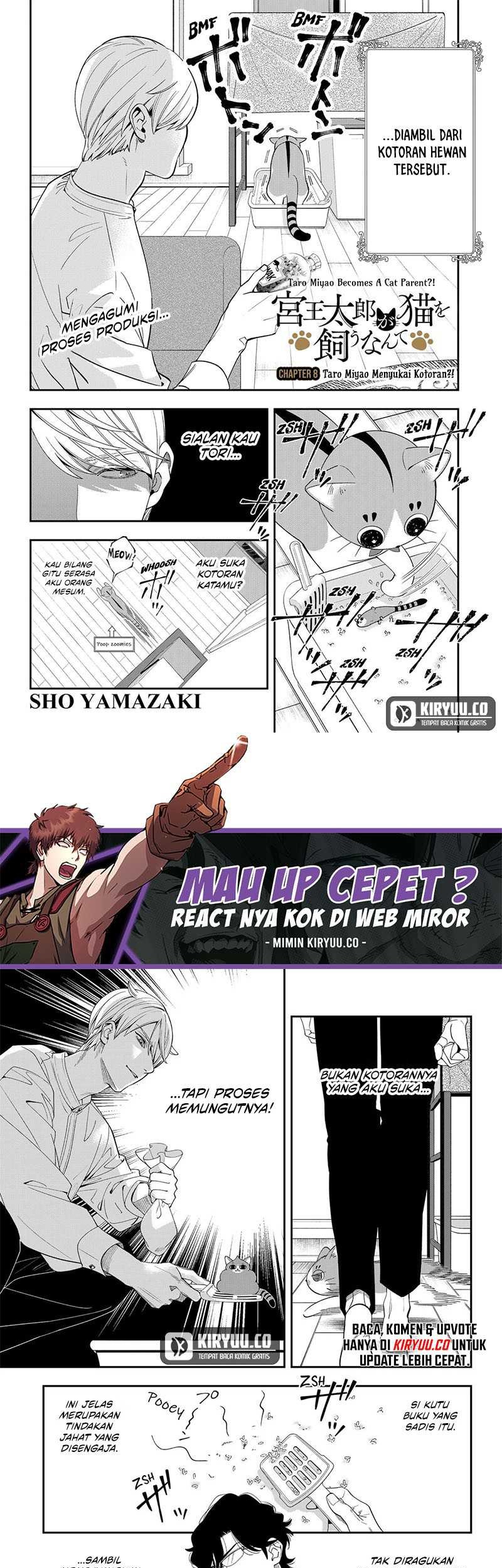 Miyaou Tarou ga Neko wo Kau Nante Chapter 08 Gambar 5