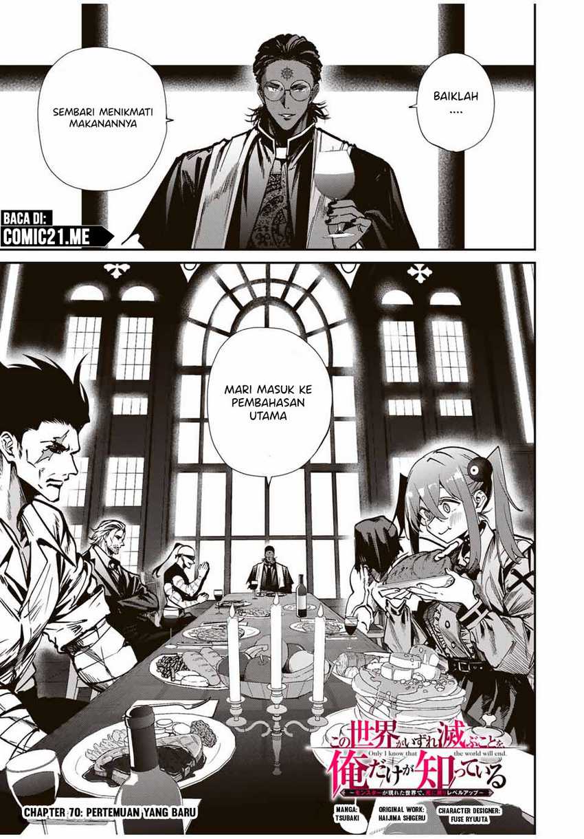 Baca Manga Kono Sekai ga Izure Horobu Koto wo, Ore dake ga Shitte Iru Chapter 70 Gambar 2