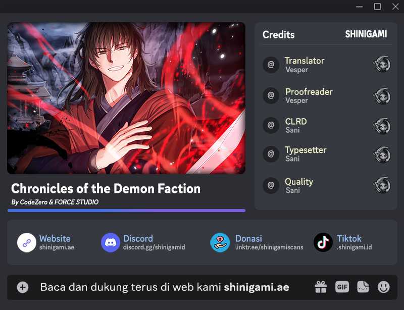 Komik Chronicles of the Demon Faction Chapter 82 gambar nomor 1
