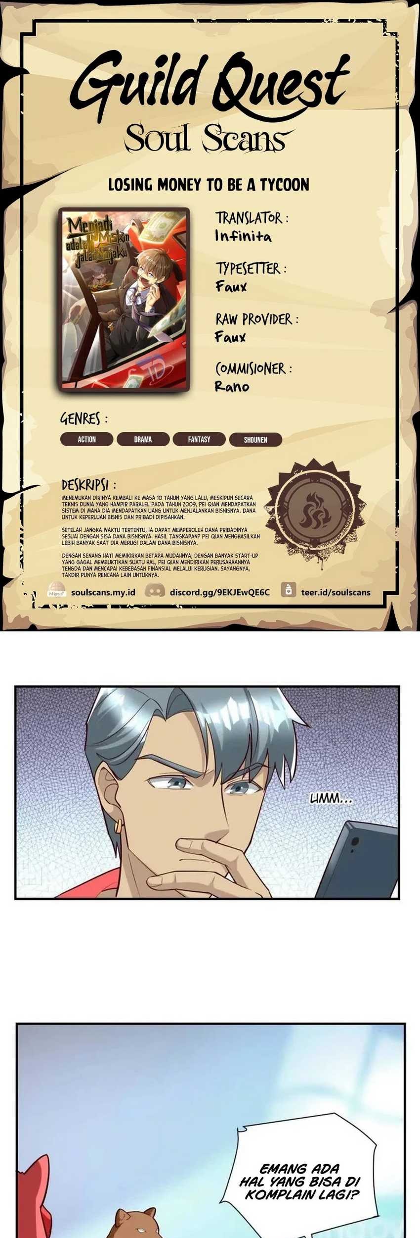 Baca Komik Losing Money to Be a Tycoon Chapter 137 Gambar 1