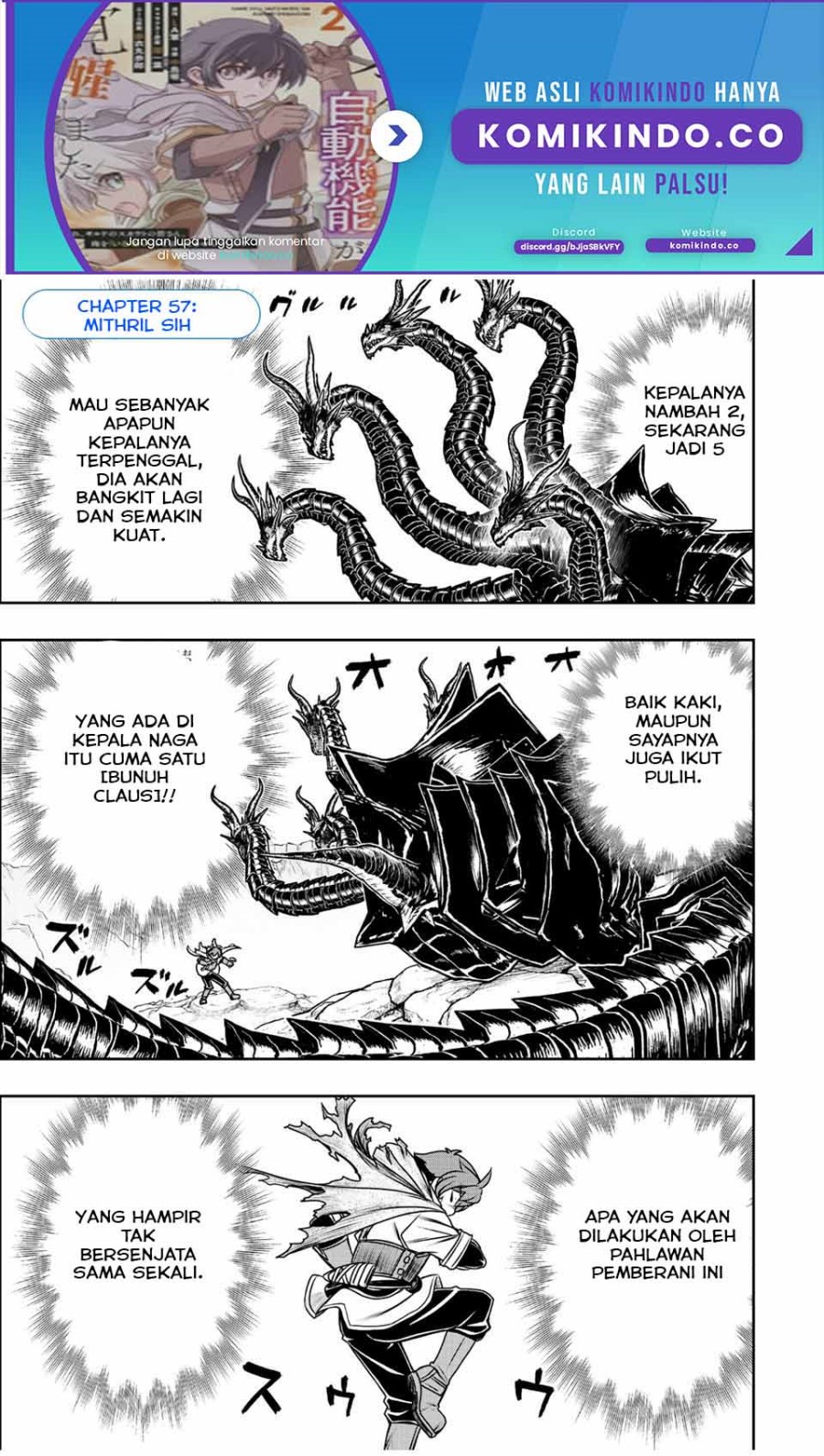 Baca Manga Dame Skill [Auto Mode] ga Kakuseishimashita ~Are, Guild no Scout-san, Ore wo “Iranai”-tte Itte Masendeshita?~ Chapter 57 Gambar 2