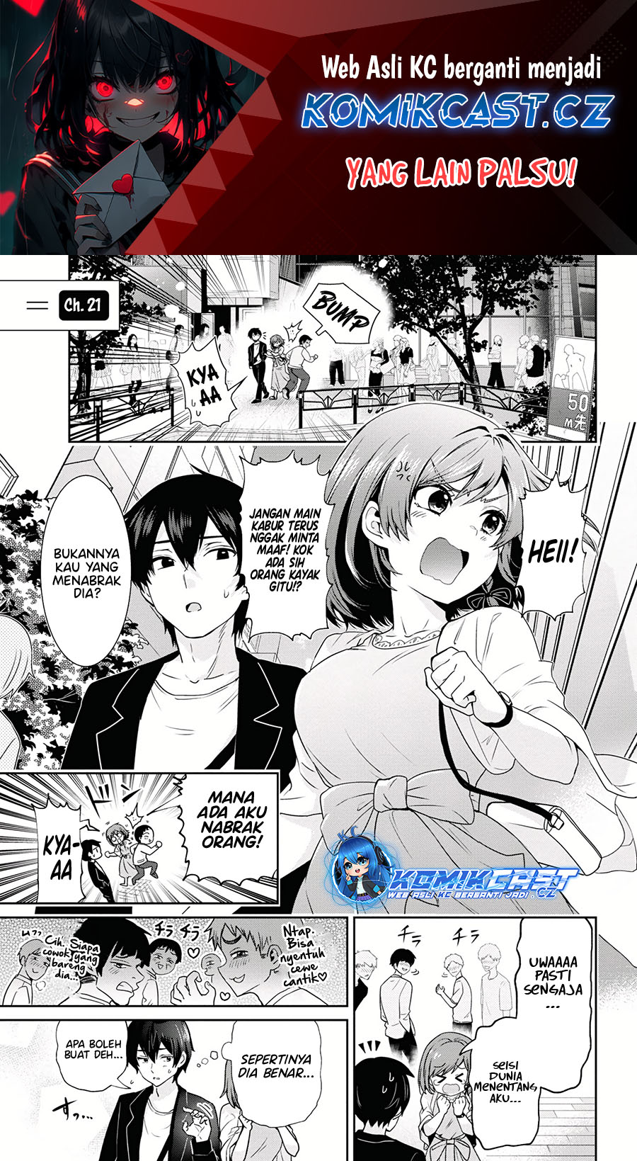 Baca Manga Kurasu no Daikirai na Joshi to Kekkon Suru Koto ni Natta Chapter 21.1 Gambar 2