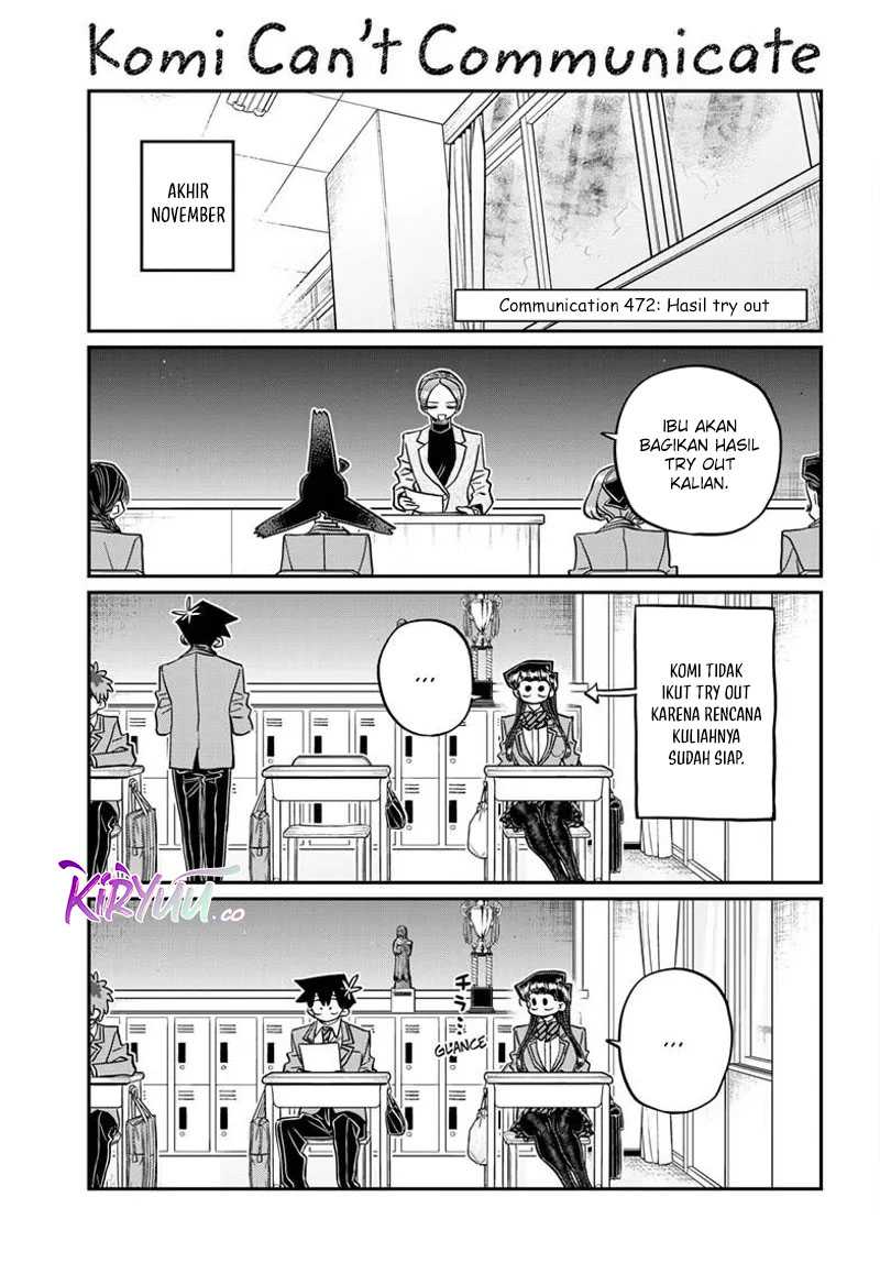 Baca Manga Komi-san wa Komyushou Desu Chapter 472 Gambar 2
