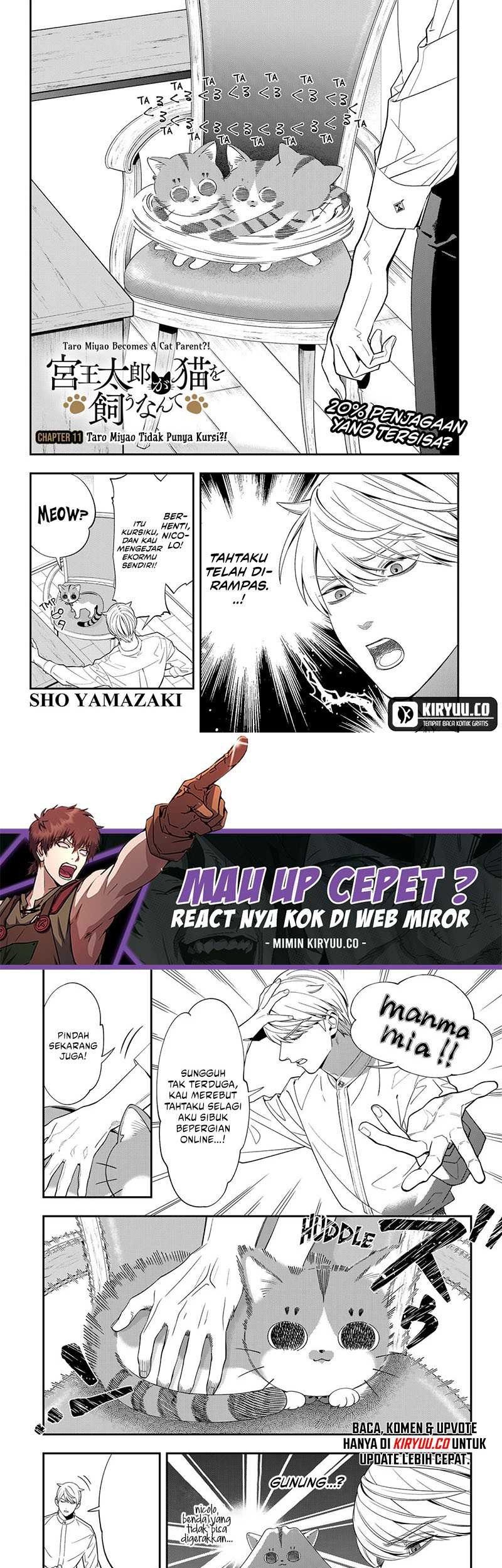 Miyaou Tarou ga Neko wo Kau Nante Chapter 11 Gambar 4