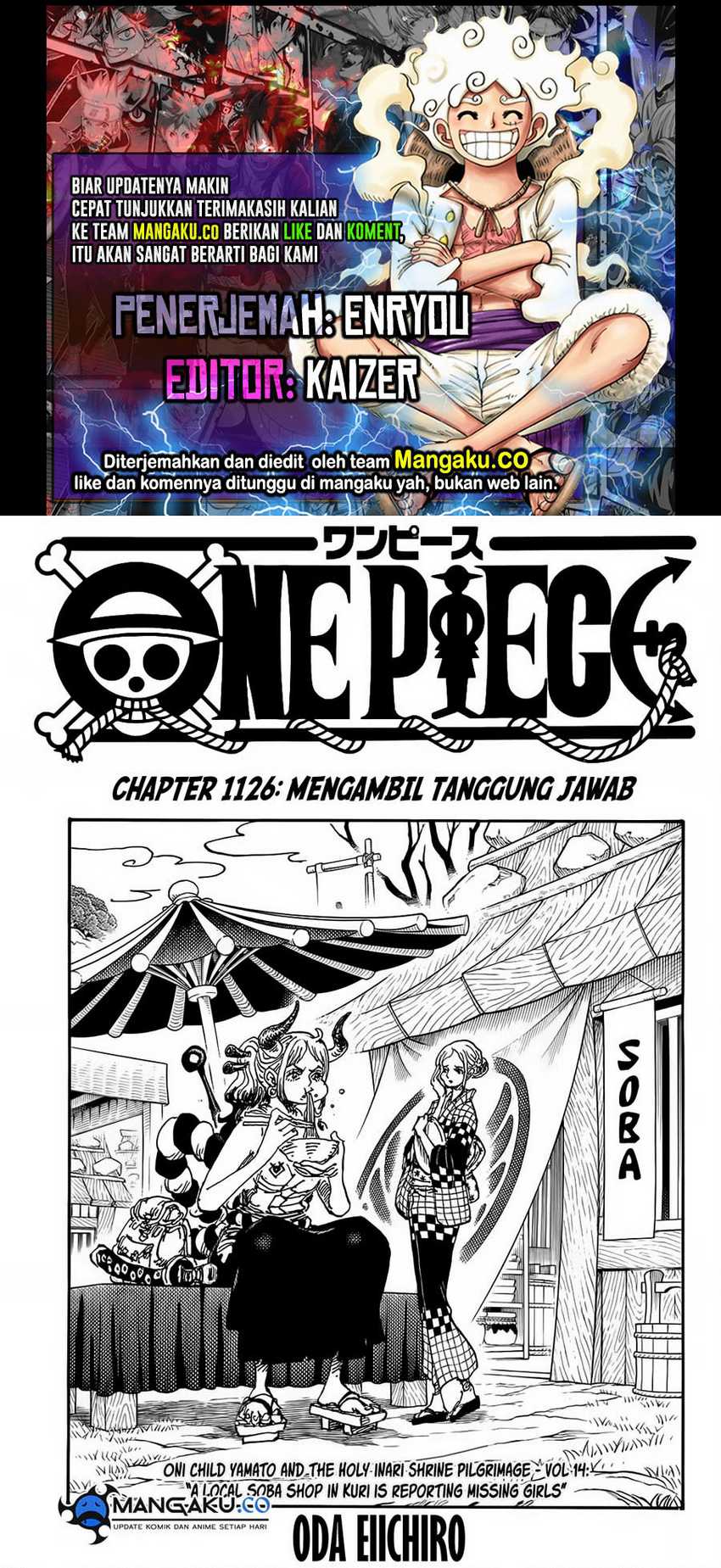 Baca Komik One Piece Chapter 1126 Gambar 1