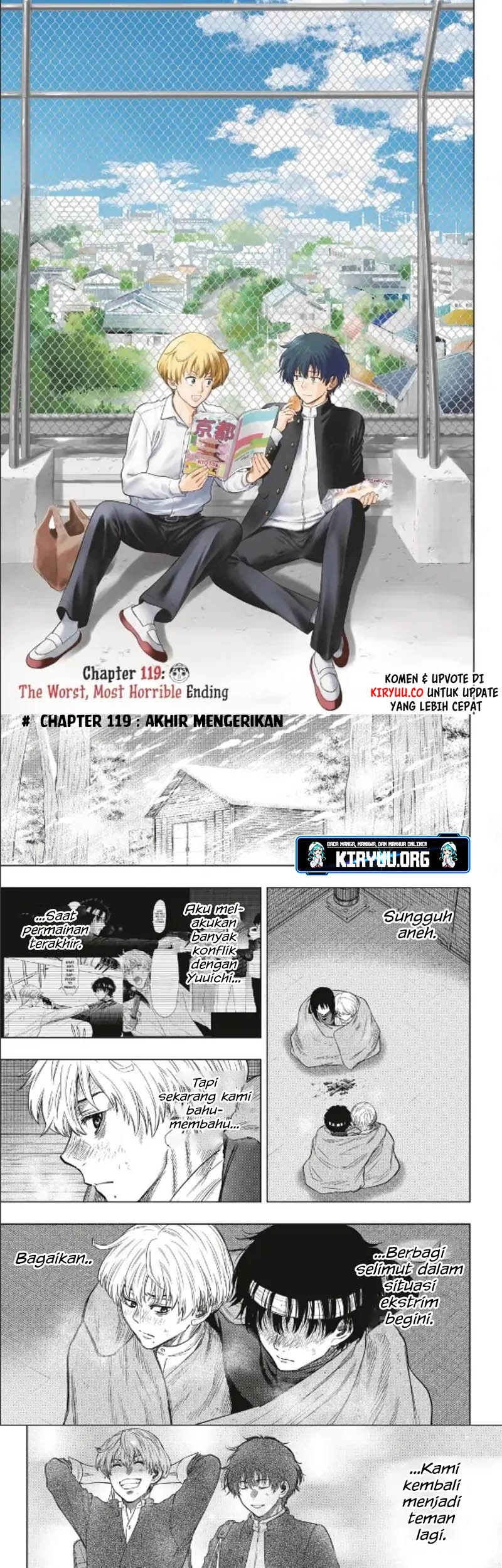 Baca Manga Tomodachi Game Chapter 119 Gambar 2