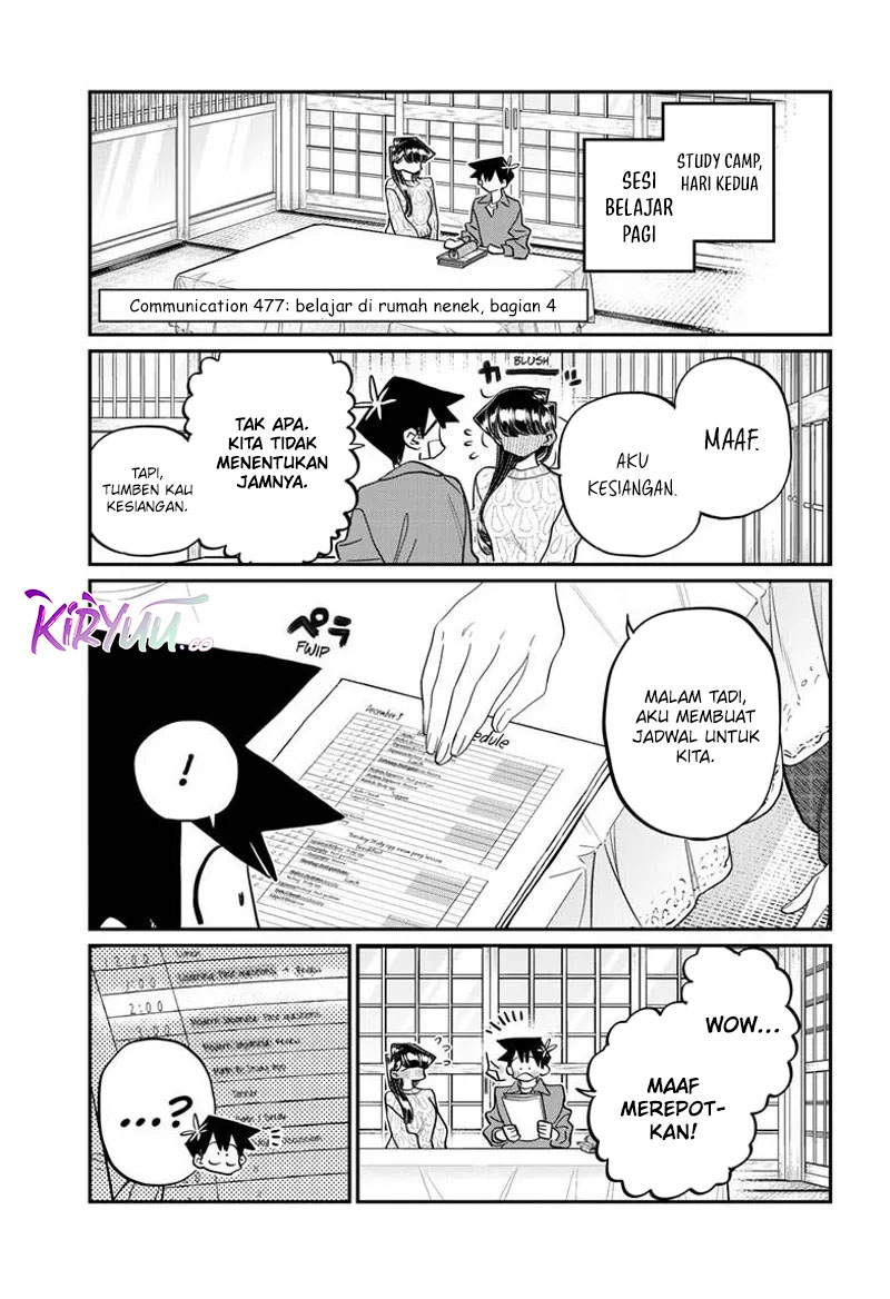 Baca Manga Komi-san wa Komyushou Desu Chapter 477 Gambar 2