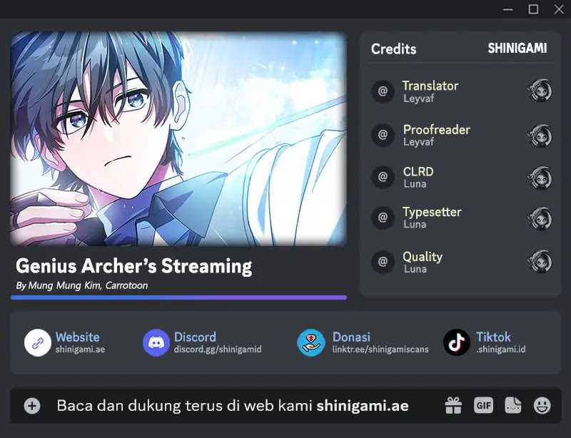 Komik Genius Archer’s Streaming Chapter 43 gambar nomor 1