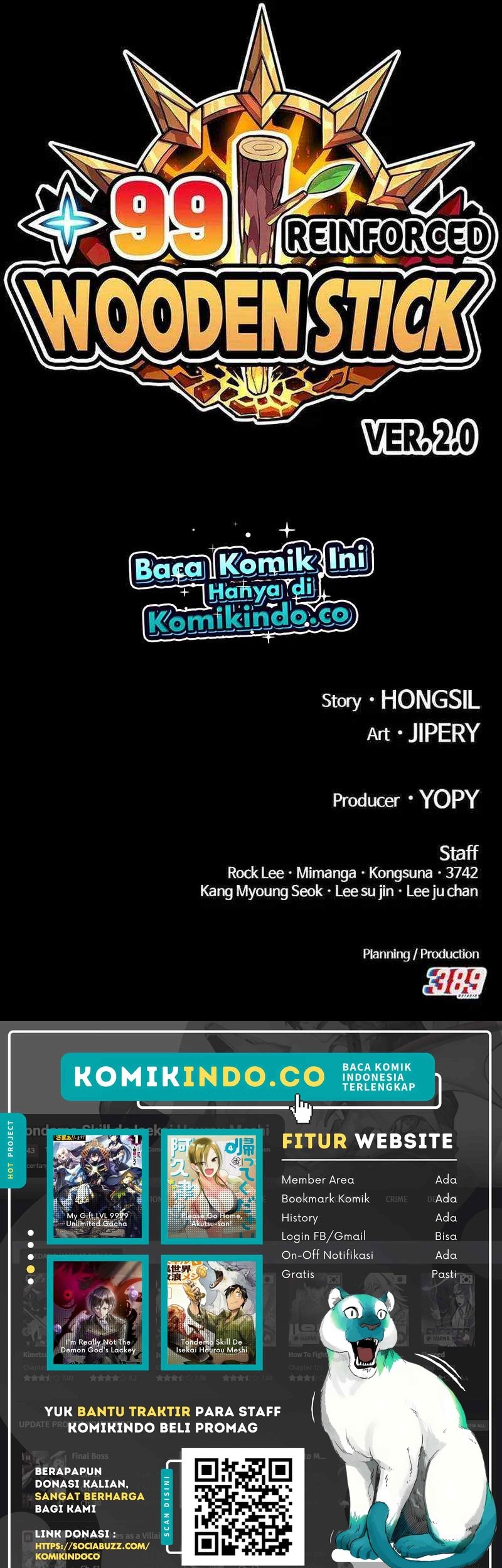+99 Wooden Stick Chapter 95 Gambar 299
