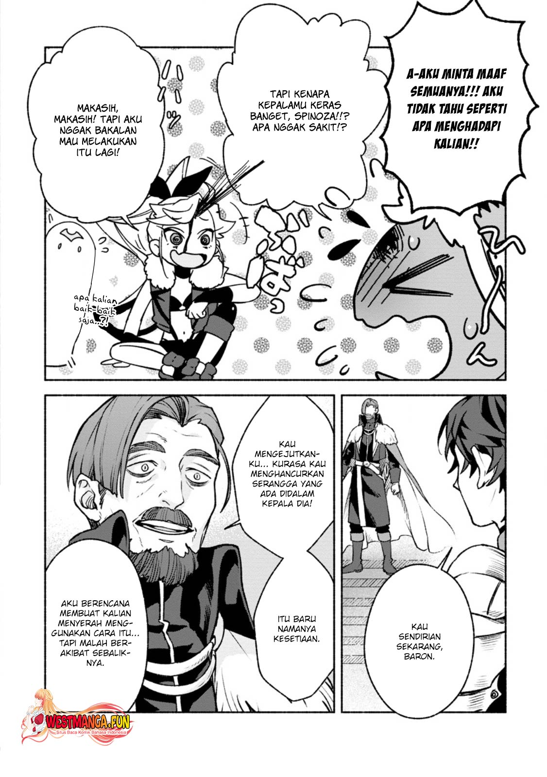 Sono Monban, Saikyou Nitsuki: Tsuihou Sareta Bougyo Ryoku 9999 no Senshi, Outo no Monban Toshite Musou Suru Chapter 31 Gambar 11