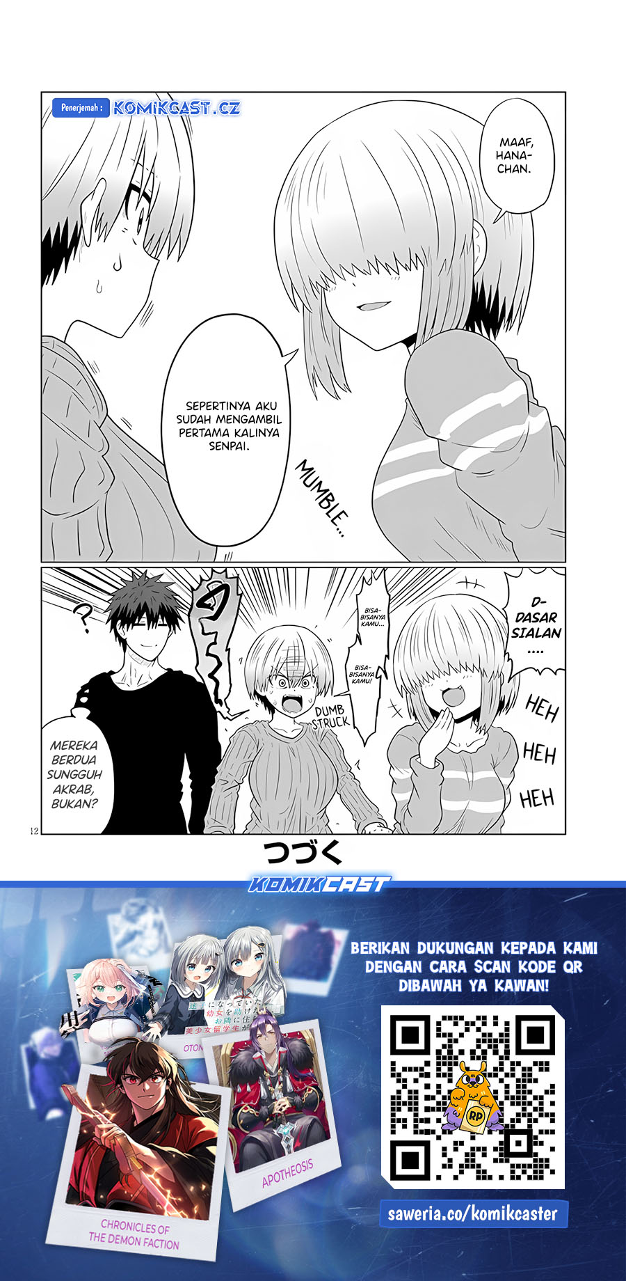 Uzaki-chan wa Asobitai! Chapter 110 Gambar 13