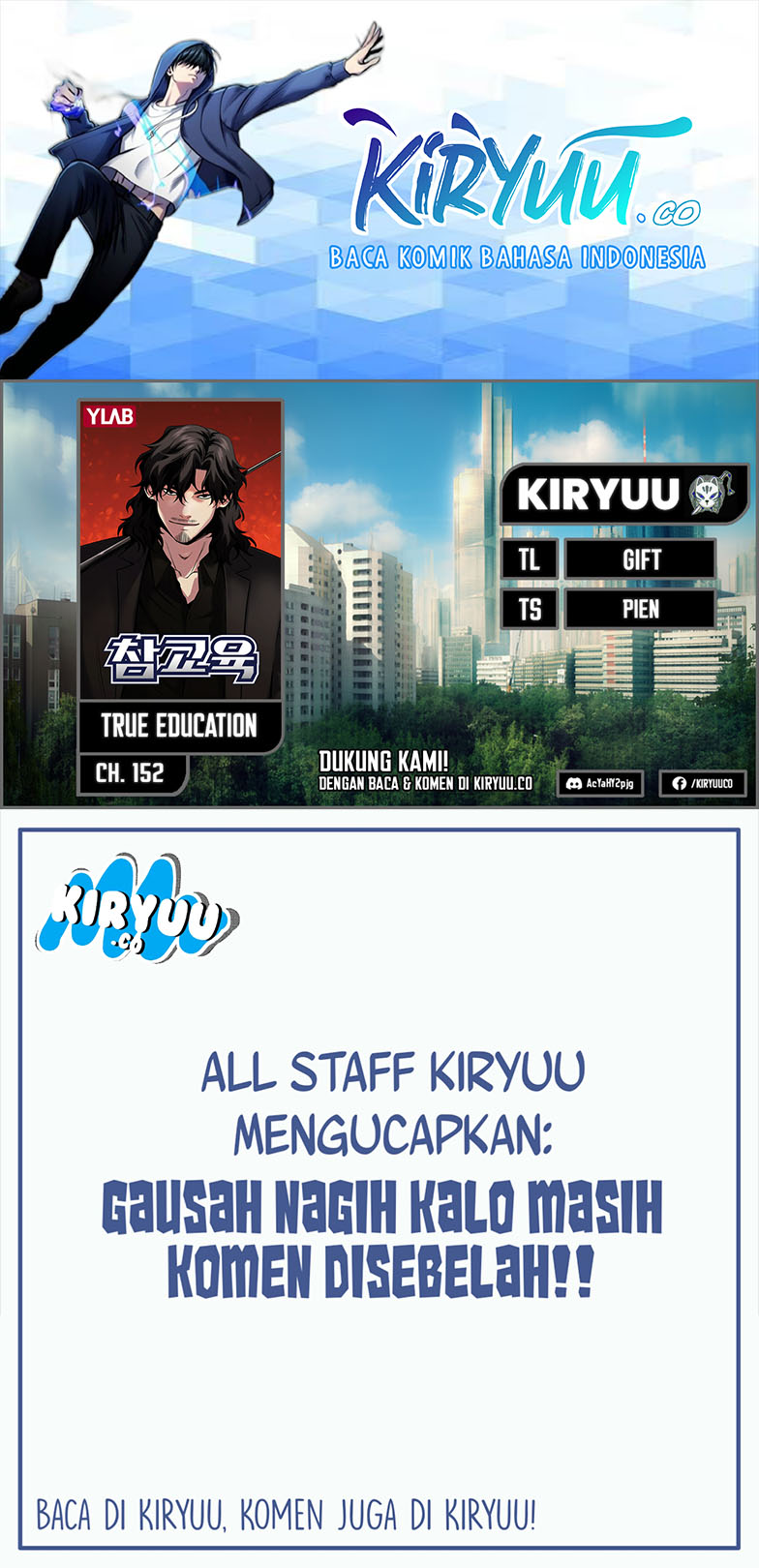 Baca Komik True Education Chapter 153 Gambar 1