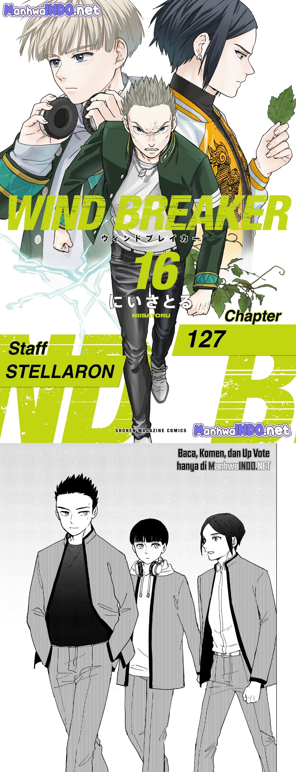 Baca Komik Wind Breaker (NII Satoru) Chapter 127 Gambar 1