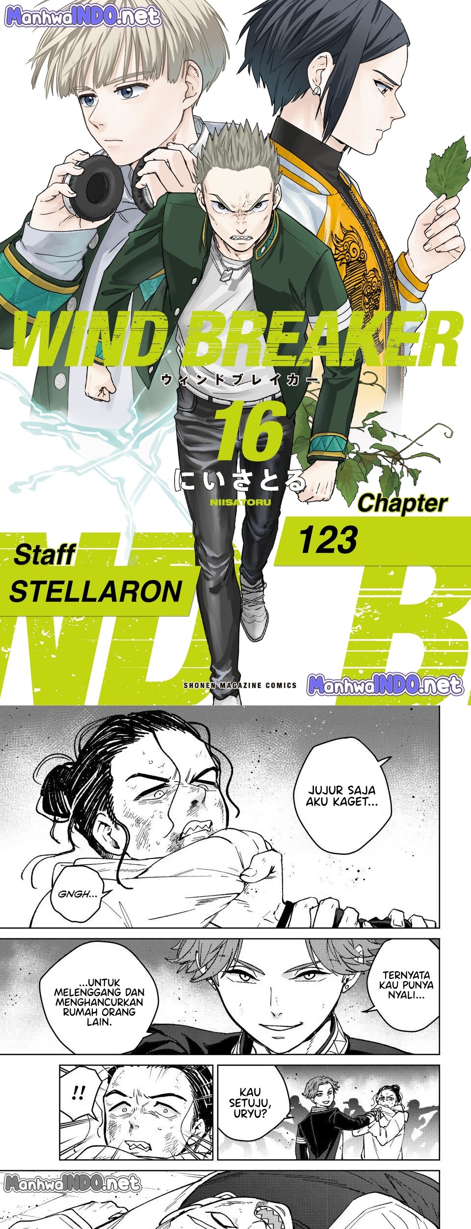 Baca Komik Wind Breaker (NII Satoru) Chapter 123 Gambar 1