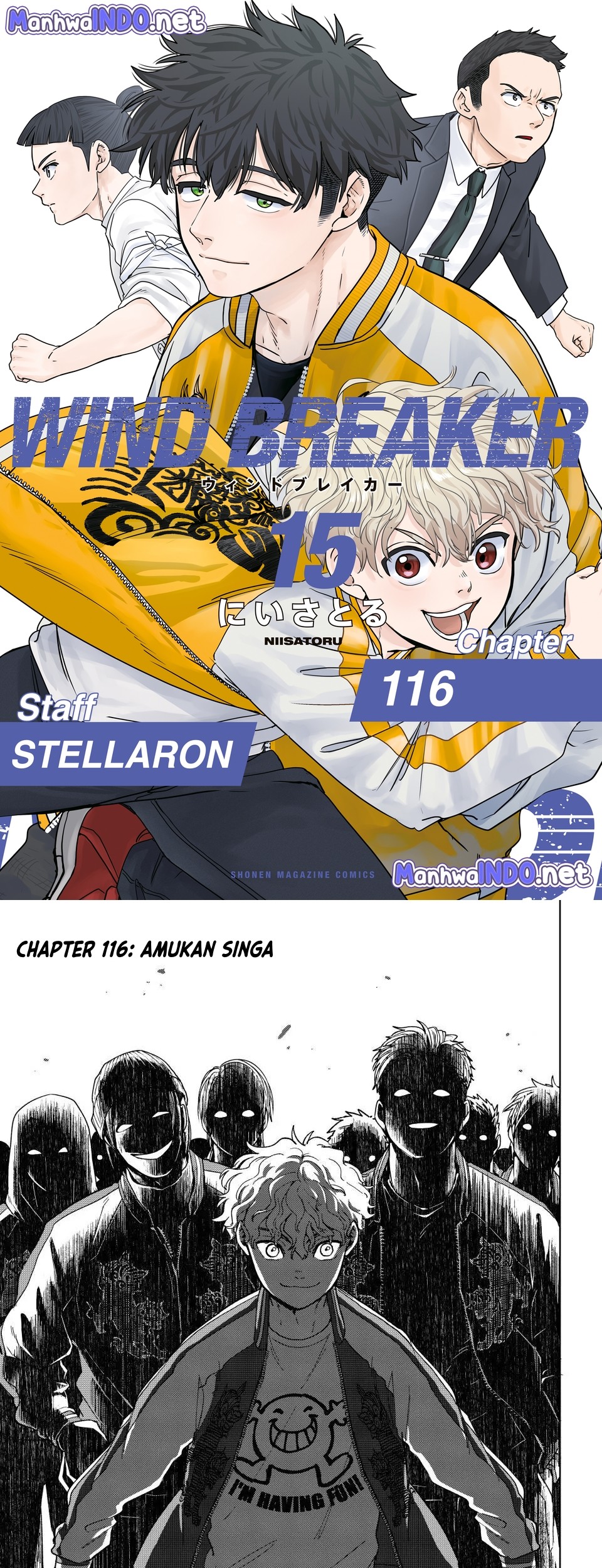 Baca Komik Wind Breaker (NII Satoru) Chapter 116 Gambar 1