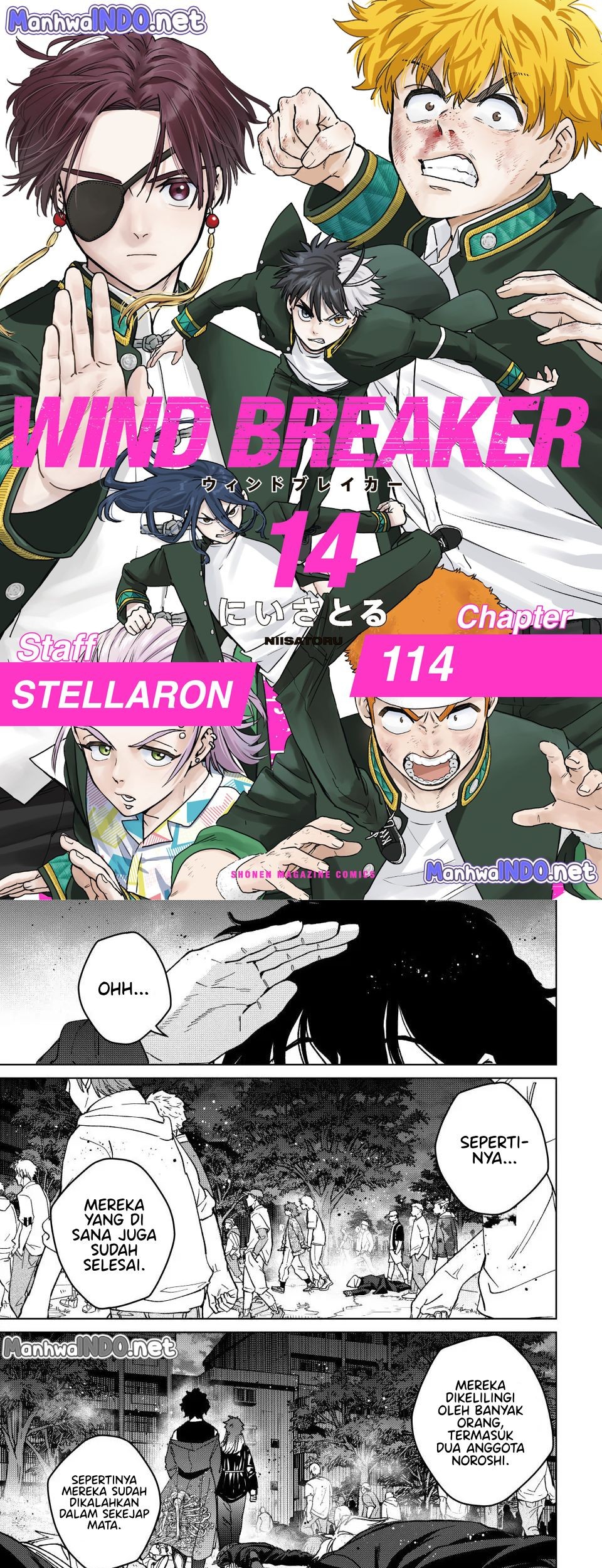 Baca Komik Wind Breaker (NII Satoru) Chapter 114 Gambar 1