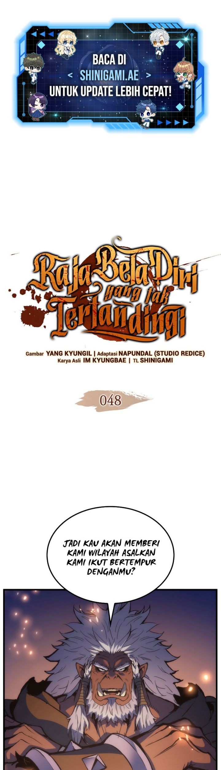 Baca Manhwa The Indomitable Martial King Chapter 48 Gambar 2