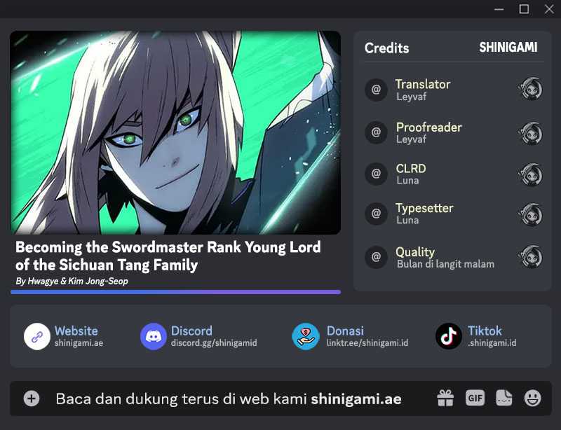 Baca Komik Becoming the Swordmaster Rank Young Lord of the Sichuan Tang Family Chapter 39 Gambar 1