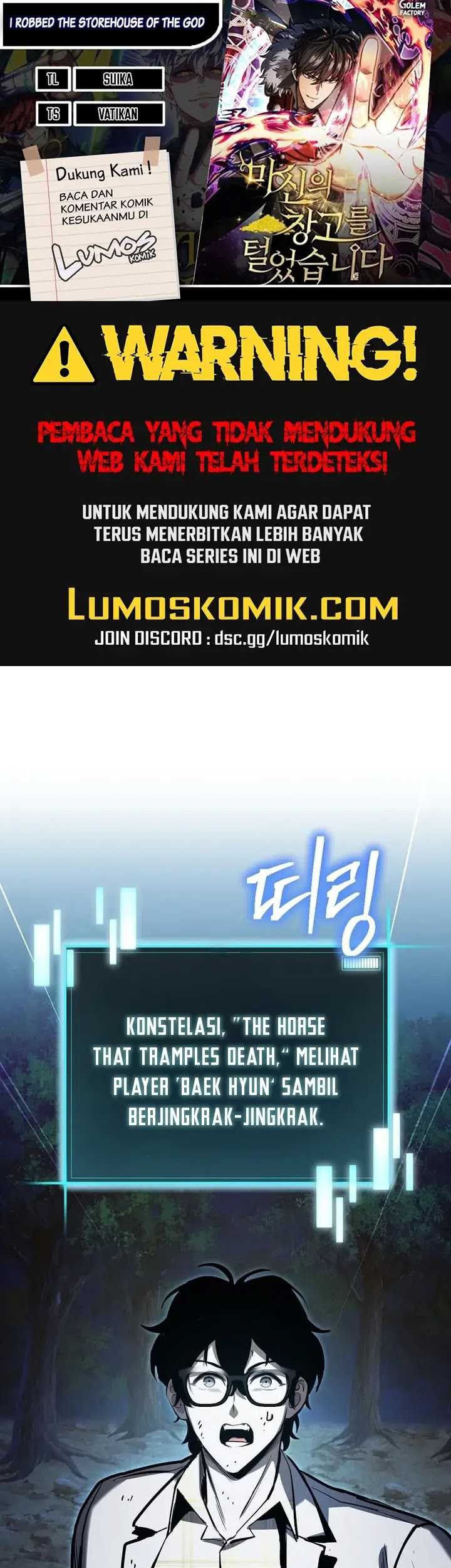 Komik I Robbed The Storehouse Of The God Chapter 21 gambar nomor 1