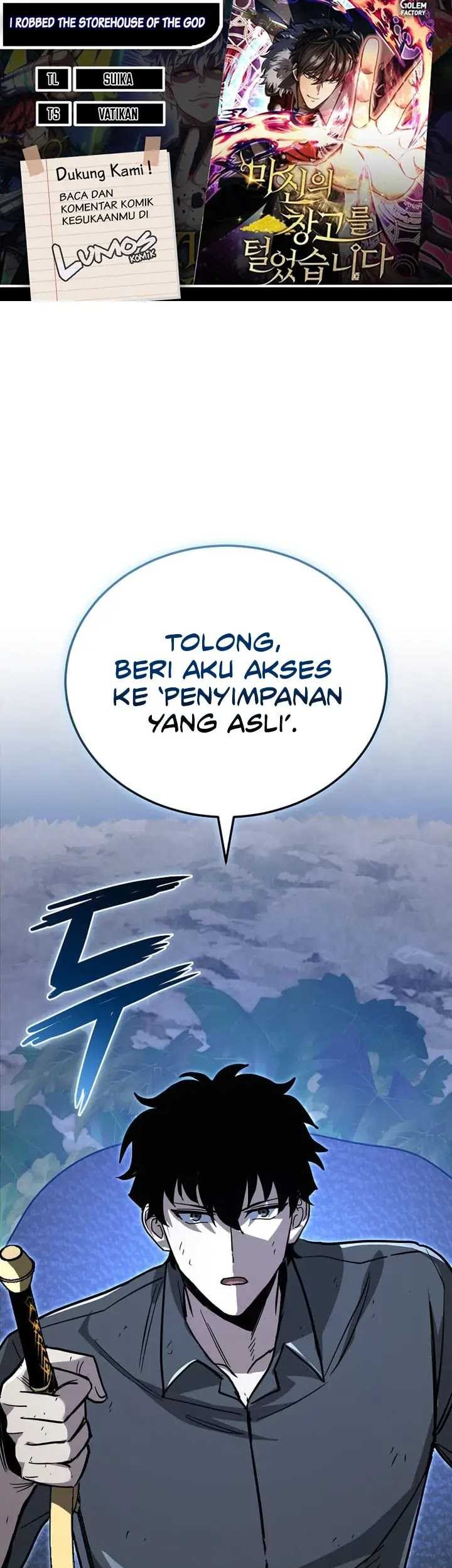Komik I Robbed The Storehouse Of The God Chapter 20 gambar nomor 1