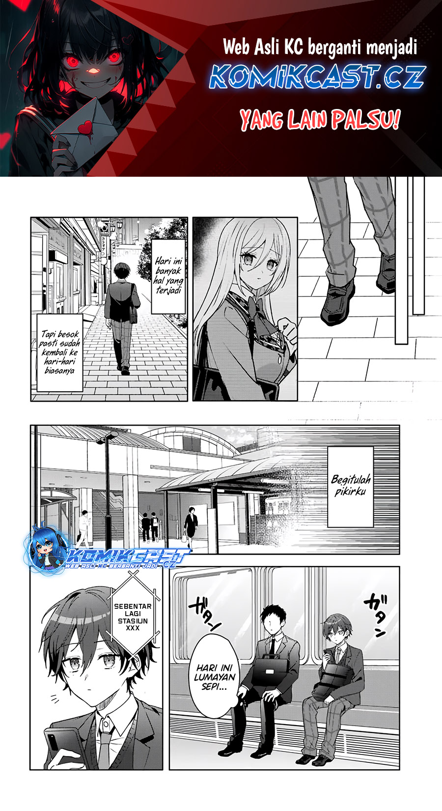 Baca Manga Takou no Hiki wo Tasuketara, Otomodachi kara Hajimeru Koto ni narimashita (After Helping “Ice Princess” from Another School, I Decided to Start As a Friend) Chapter 01.2 Gambar 2