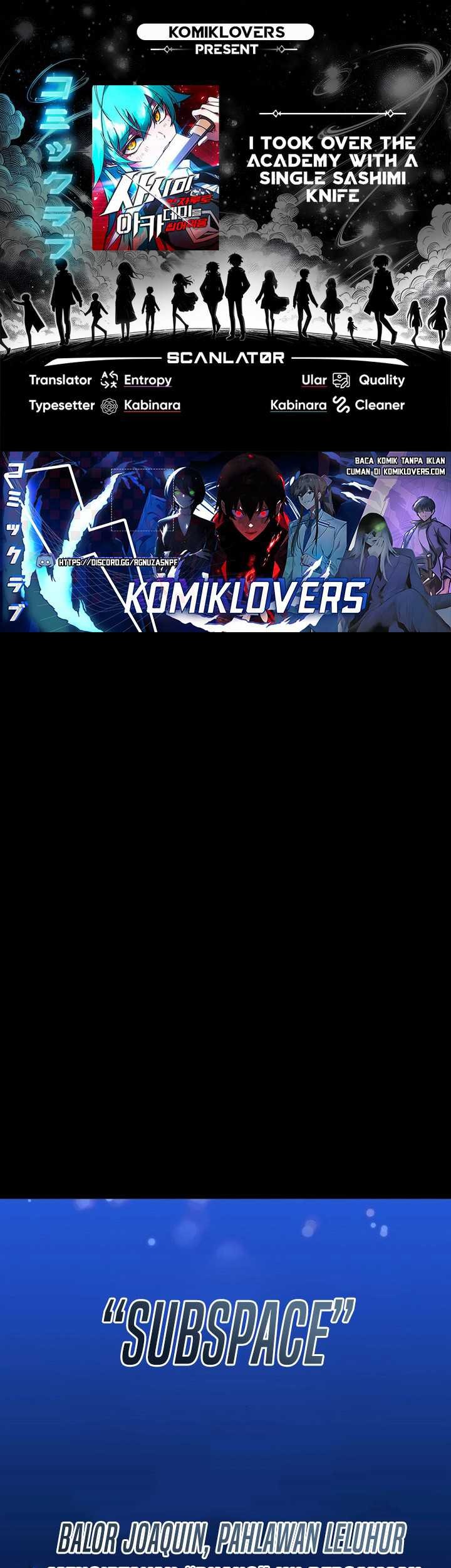 Baca Komik I Took over The Academy With a Single Sashimi Knife Chapter 02 Gambar 1